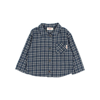 Buho Buho bb tartan shirt navy