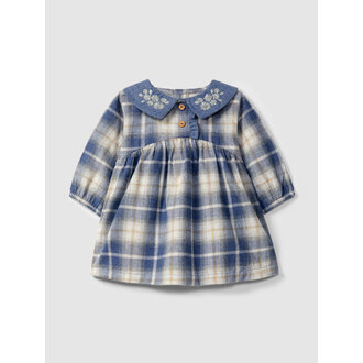 Snug Snug Dress check Indigo