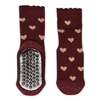 mp Denmark mp Denmark Rosalia socks anti-slip (79316) Wine Red (1451)