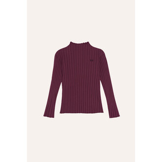 The Campamento The Campamento Burgundy Rib Tshirt
