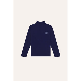 The Campamento The Campamento Blue Turtle Neck Tshirt