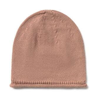 li & me li & me JON plain knit hat bloom