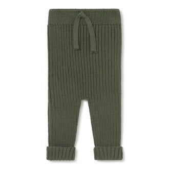 li & me li & me JACOB rib knit trousers forest