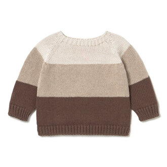 li & me li & me CALVIN tricolor jack coffee-toast-cream