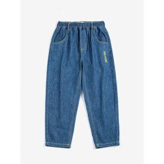 Bobo Choses Bobo Choses Taxi Saurus Tag denim pants