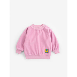 Bobo Choses Bobo Choses Booo Bo Choses Tag velvet sweatshirt