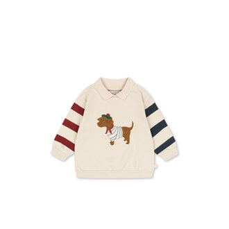 Konges Slojd Konges Slojd spotty sweater brown rice