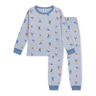 Petit Bateau Petit Bateau A0GDN pyjama skiprint blauw