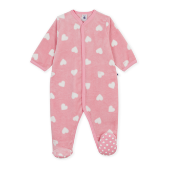 Petit Bateau Petit Bateau A0GLC pyjama hartjesprint roze