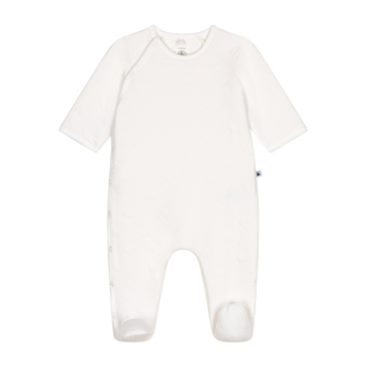 Petit Bateau Petit Bateau A0ASP babypyjama hartjesprint wit