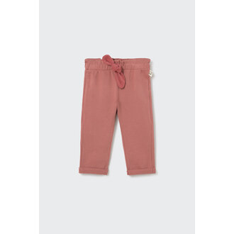 Cozmo Cozmo brushed soft knit baby bow pants rose