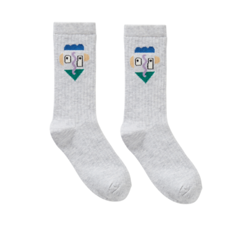 Sproet & Sprout Sproet & Sprout Socks self potrait Grey melee