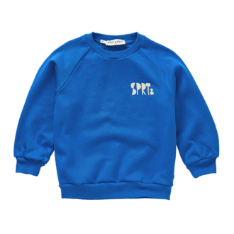 Sproet & Sprout Sproet & Sprout Sweatshirt logo blue Blueprint