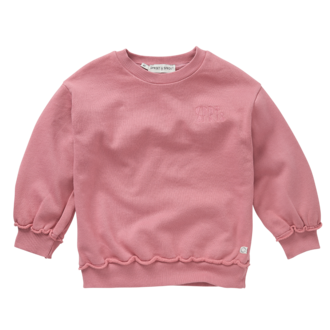 Sproet & Sprout Sproet & Sprout Sweatshirt ruffles back Painters blush
