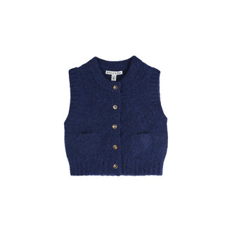 Emile et Ida Emile Et Ida cardigan sans manches midnight
