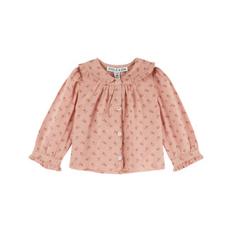 Emile et Ida Emile Et Ida blouse imprimee col rosemary baby