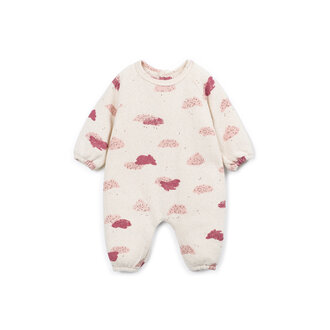Play Up Play Up printed jersey jumpsuit clouds yarn