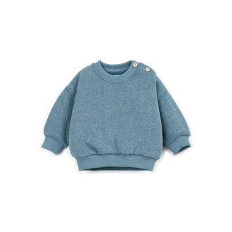 Play Up Play Up fleece sweater cyanotype