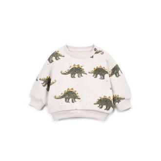 Play Up Play Up printed fleece sweater dino