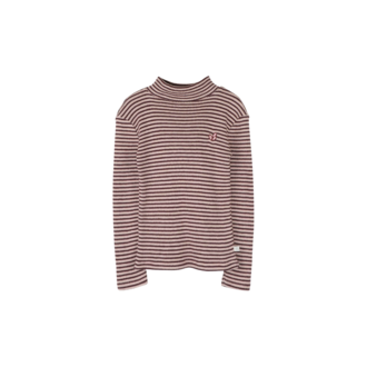 Jenest Jenest tara turtle neck ls tshirt rose bordeaux