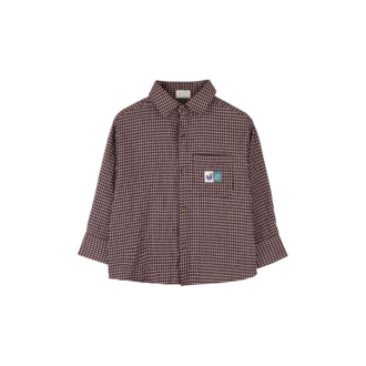 Jenest Jenest scott shirt cherry bordeaux vintage rose
