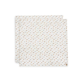 Jollein Jollein Hydrofiele Doek Large 115x115cm Jollies (2pack)