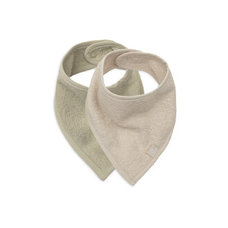 Jollein Jollein Slab Bandana Soft Matcha/Sand (2pack)