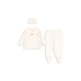 Konges Slojd Konges Slojd take me home newborn set antique white 0-1M
