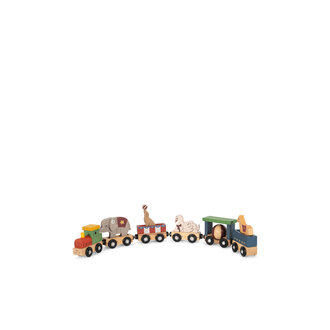 Konges Slojd Konges Slojd wooden animal train multi
