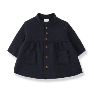 1 + in the family 1+ in the family GORIZIA girly coat w/scarf blue