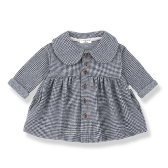 1 + in the family 1+ in the family SALERNO collar dress blue