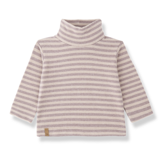 1 + in the family 1+ in the family CROTONE turtle neck t-shirt nude