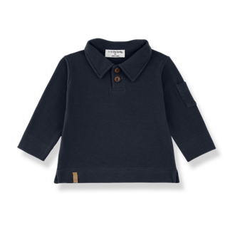 1 + in the family 1+ in the family OSIMO l.sleeve polo blue