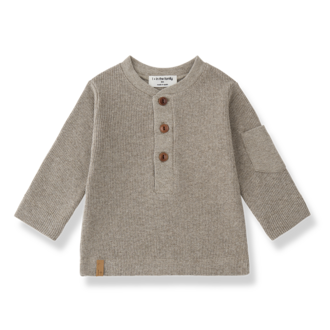 1 + in the family 1+ in the family CUNEO henley t-shirt canapa