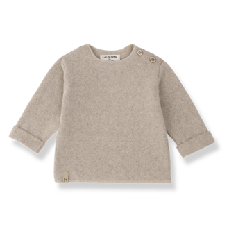 1 + in the family 1+ in the family CARCASSONNE l.sleeve t-shirt beige