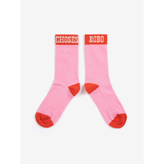 Bobo Choses Bobo Choses Bobo Choses Pop long socks pink