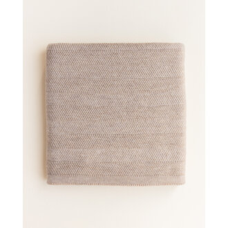Hvid Hvid Blanket Freddie sand