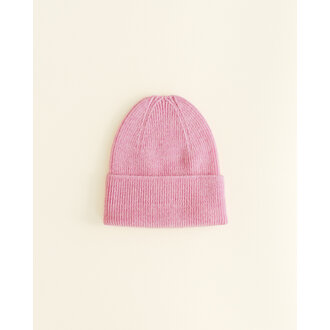 Hvid Hvid Beanie Fonzie newborn cotton candy