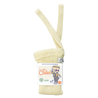Silly Silas Silly Silas HIPPY FOOTLESS cotton tights lemon icing