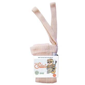Silly Silas Silly Silas HIPPY FOOTED cotton tights silky peach