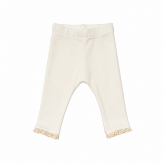 Pequeño Tocón Pequeño Tocón pants soft lace natural