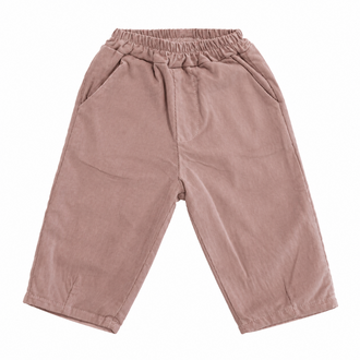 Pequeño Tocón Pequeño Tocón pants micro corduroy pink