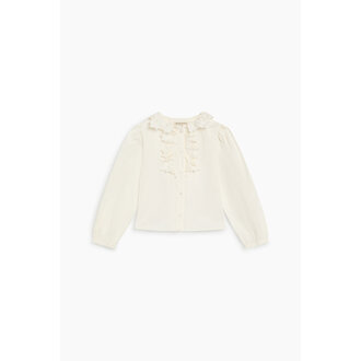 The New Society The New Society Soleil Blouse Whisper White