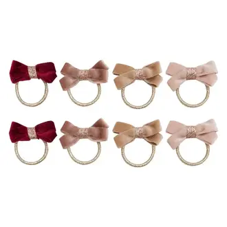 Mimi & Lula Mimi & Lula Glitter velvet bow hair ties