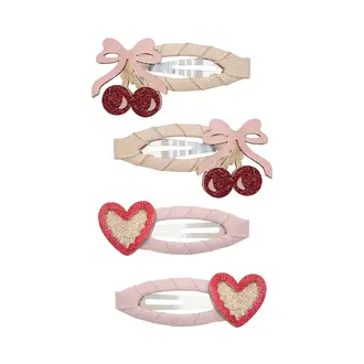 Mimi & Lula Mimi & Lula Fancy cherries hair clips
