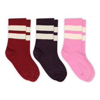 mp Denmark mp Denmark Anker socks 3-pack (79275) Dark Purple (2001)
