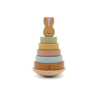 Petit Bateau Jollein Houten Tuimelstapelaar Bunny Luz