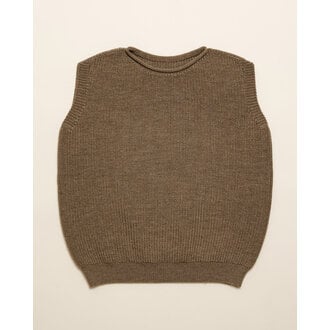 Hvid Hvid Vest Harvey KIDS mocha