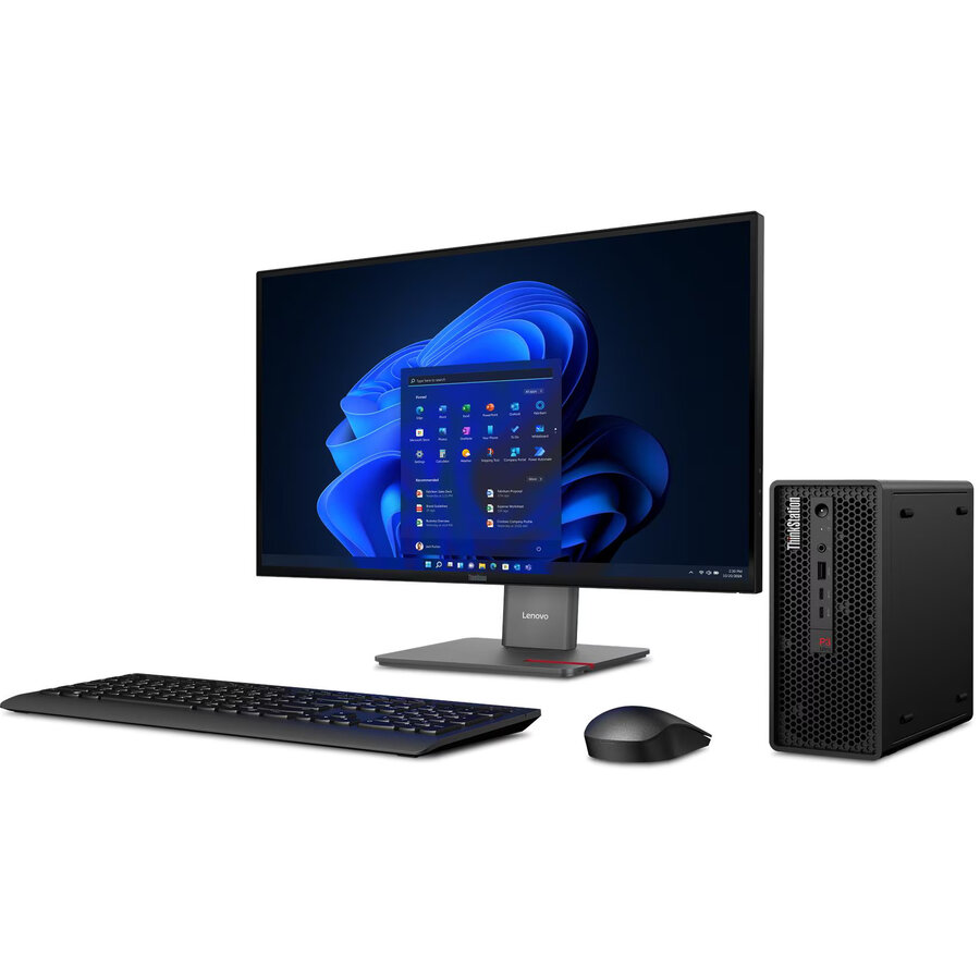 Thinkstation P3 Ultra SFF Gen2 - Intel Core Ultra 7 265K - 32GB - 1TB SSD - Nvidia RTX A1000 8GB Graphics - Win 11 Pro - Nieuw - 3 jaar onsite