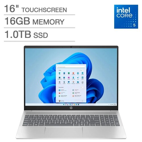 HP Pavilion 16-AF0063 - Intel Core Ultra 5 120U - 16GB - 1TB SSD - 16" WUXGA (1920x1200) Touchscreen - Renew - QWERTY 